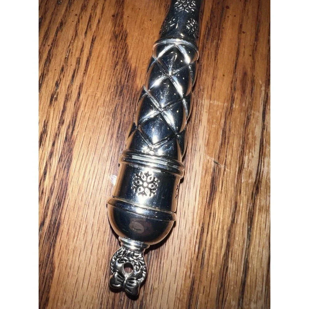VTG Towle Christmas Cake Server Silver Snowflake Design Rare Piece